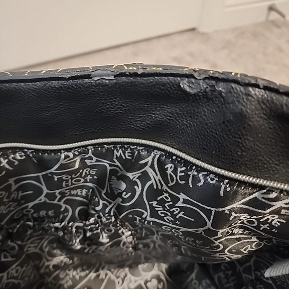 Betsey johnson large black handbag - Picture 6 of 15
